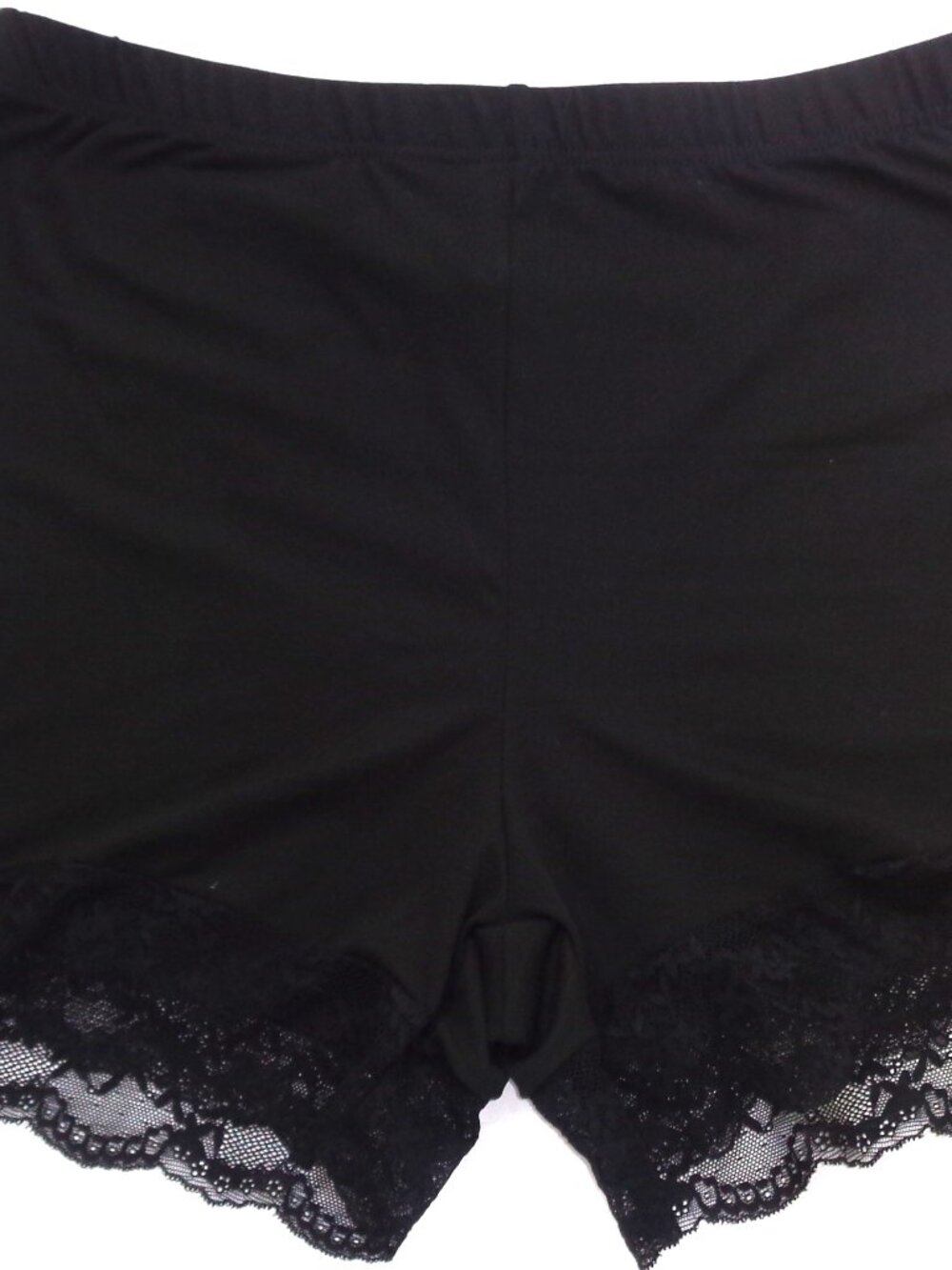 Black Lace Stretch Shorts NWOT